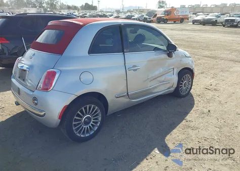 2012 Fiat 500C Lounge z USA, uszkodzony, nr VIN 3C3CFFER4CT260659